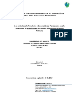 Propuesta Sobre Estrategias de Conservacion Del Mono Araña en El Pacifico