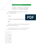 Frecuencia Relativa