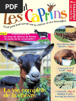 chevre livret salut les caprins pdf chevre fromage