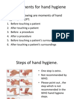 Five Moments For Hand Hygiene