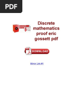 Discrete Mathematics Proof Eric Gossett PDF