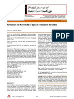Advances in the Study of Lynch Syndrome in China (1)