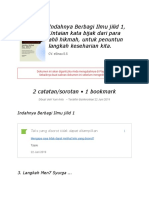 Catatan Dari "Indahnya Berbagi Ilmu Jilid 1, Untaian Kata Bijak Dari para Ahli Hikmah, Untuk Penuntun Langkah Keseharian Kita