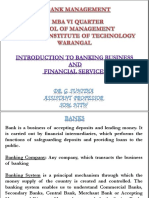 Banking Business and Financial Services
