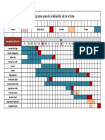 Cronograma para La Realizacic3b3n de La Revista PDF