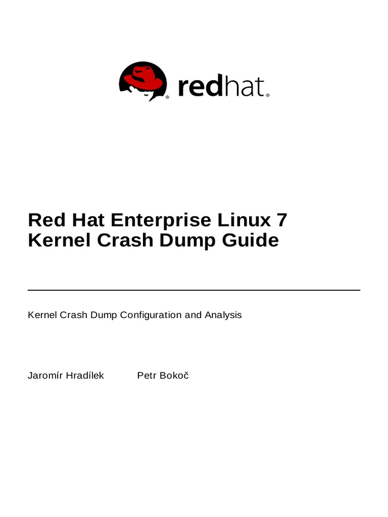 Red Hat Enterprise Linux 7 Kernel Crash Dump Guide | PDF | File System ...