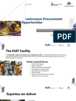 Infrastructure Procurement Opportunities: Paul Wright - KIAT Performance & Communications Manager
