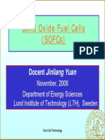 Solid Oxide Fuel Cells (Sofcs) : Docent Jinliang Yuan