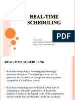 Real Time Scheduling