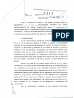 Res 433-13 Tec Univ en Nutrición Comunitaria y Lic en Nutrición