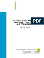 Co2 Specification Guide For Analytical Steps