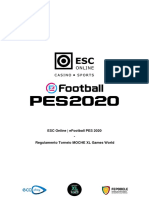 Regulamento Torneio ESC Online_eFootball PES 2020