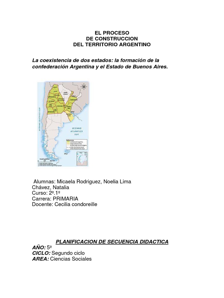 Secuencia Didactica | PDF | Estado (política) | Argentina
