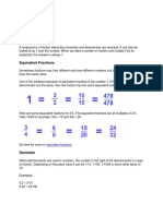 Reciprocals: Equivalent Fractions