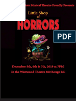 Little Shop of Horrors Poster T-Shirt Design Oct. 31