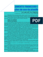 Planejamento Financeiro MPE Ou Doméstico 