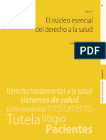 El Núcleo Esencial Del Derecho A La Salud - Cons y Dem en Movimiento