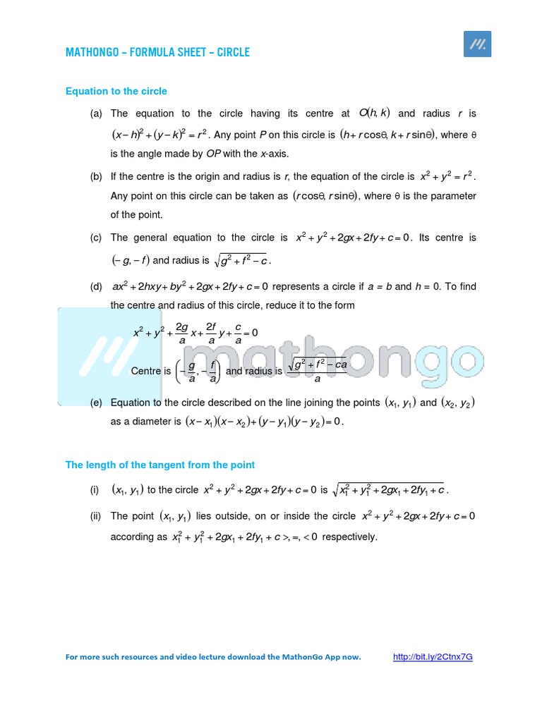 Circles Differential Geometry Geometric Shapes