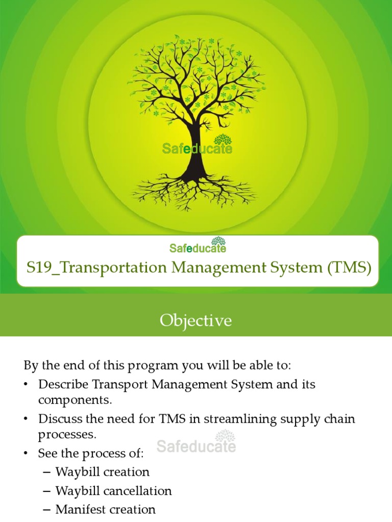 Transportation Management System | PDF | Cargo | Transport