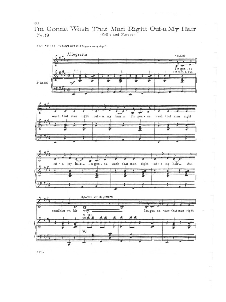 Im Gonna Wash That Man Right Out of My Hair PDF