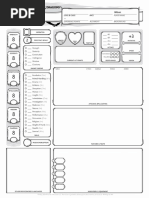 Blank D&D 5E Character Sheet