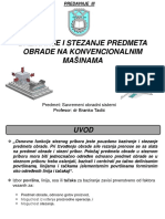 Predavanje 3. Baziranje I Stezanje Predmeta Obrade