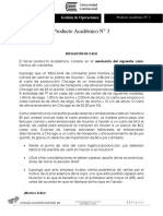 Producto Académico #3 Gestión de Operaciones