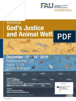 Poster Gods Justice and Animal Welfare
