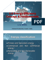 1.0 Energy Efficiency Concept & Fundamentals