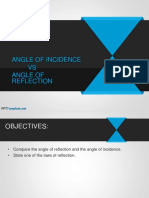 Activity 5: Angle of Incidence VS Angle of Reflection
