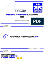 Presupuesto participativo Moquegua 2020 asigna S/14.4 millones a 12 proyectos