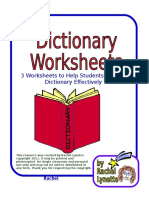 3 Worksheets To Help Students Use The Dictionary Effectively