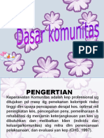 Konsep Dasar Komunitas