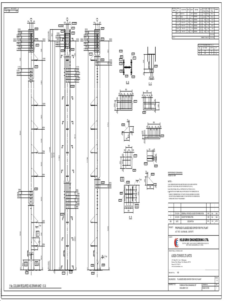 Tekla Structures Fabrication Drawing | PDF