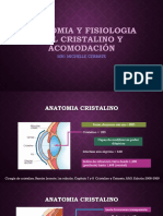 Anatomia y Fisiologia Del Cristalino y Acomodación