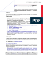 Procedimiento P-GA-001 Gestión de Proceso:: o o o o o o