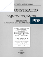 Demonstratio: Sajnovics János