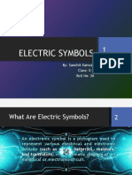 Electric Symbols: By: Sanchit Kanwar Class: X-C Roll No: 26