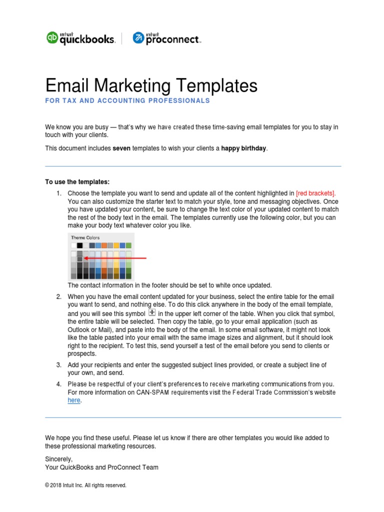 Email Templates for Accounting Clients | PDF | Cyberspace | Computer ...