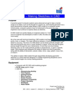 PLTW IED Activity 2.1.3 Sketches CAD