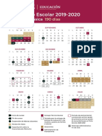 Calendarioescolar. SEP 2019-2020