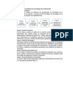 Fase 1 Análisis Situacional Fase 2 Definición Estratégica Fase 3 Definción Del Modelo de TI Fase 4 Diseño Del Modelo de Planeación