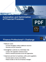 Automation and Optimization of Financial Processes