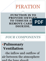 The 4 Functions of Respiration: Oxygen Delivery and Carbon Dioxide Removal