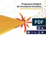 Cursos Intersemestrales 2019 2020 PDF