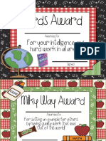 Nerds Award: For Your Intelligence and Hard Work in All Areas!