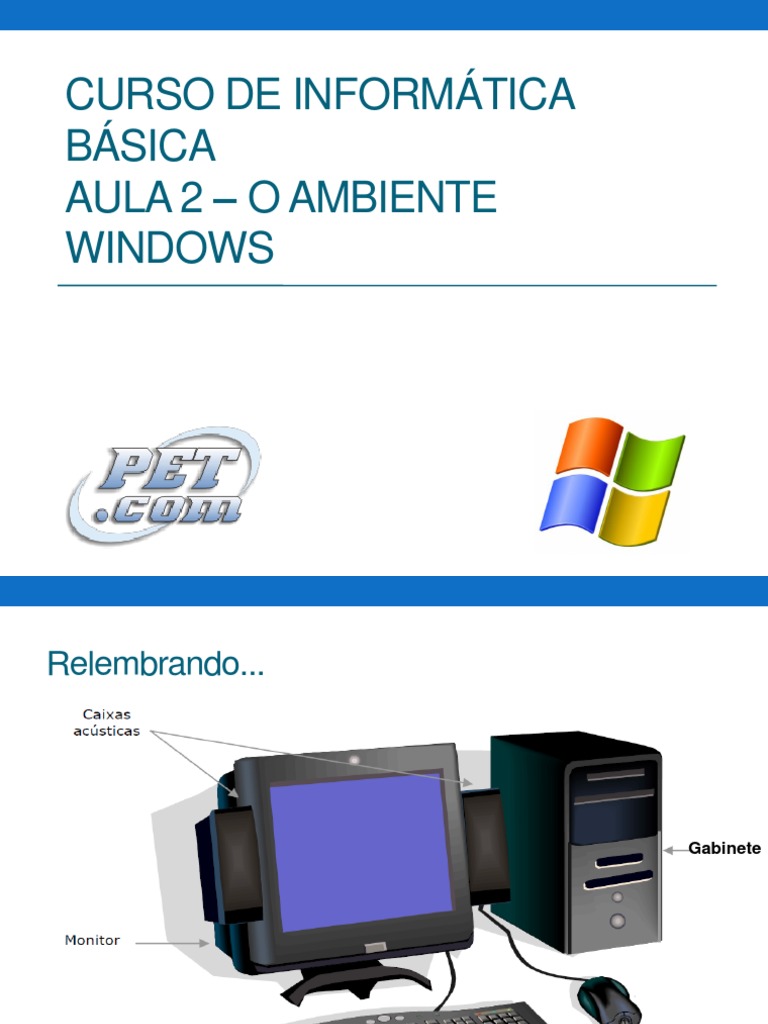 Introdução ao Windows 8: Aula 2 | PDF | Ambiente de desktop | Microsoft ...