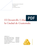 El Desarrollo Urbano de La Ciudad de Guatemala