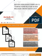 Tata Cara Pengisian Formulir Model C1