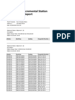 Alignment Incremental Station: Client: Prepared by